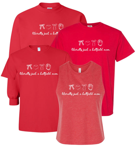 HB26 - Ballfield Mom - Red