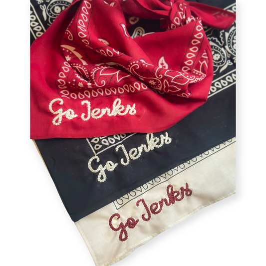 RCJ - Go JENKS  Bandana (embroidered)
