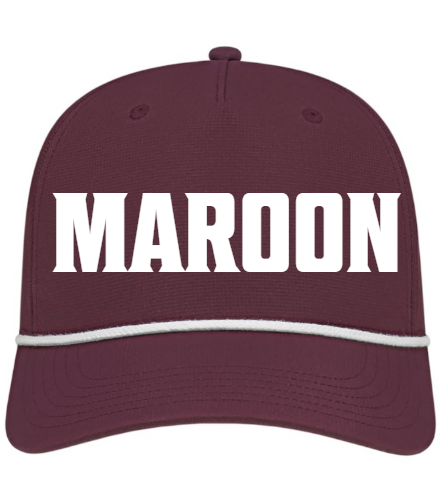 JMF25-Maroon Snap Back Trucker Hat