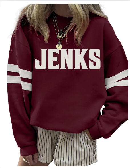 JMF25- oversized varsity sweatshrit