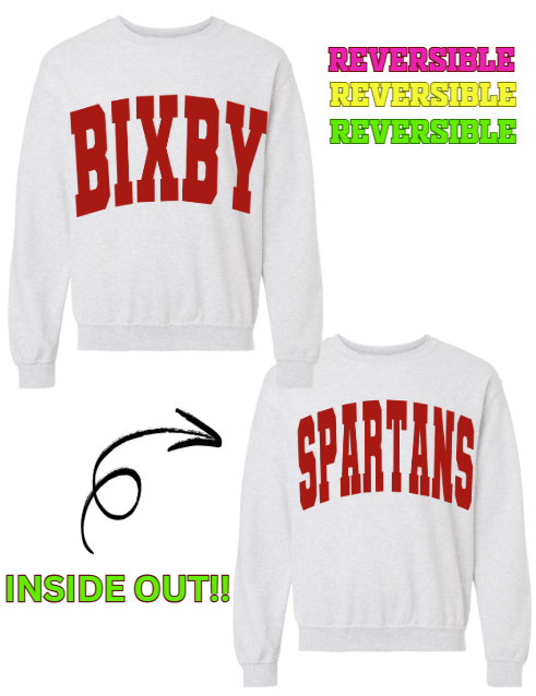 BC25- BIXBY CHEER REVERSIBLE SWEATSHIRT