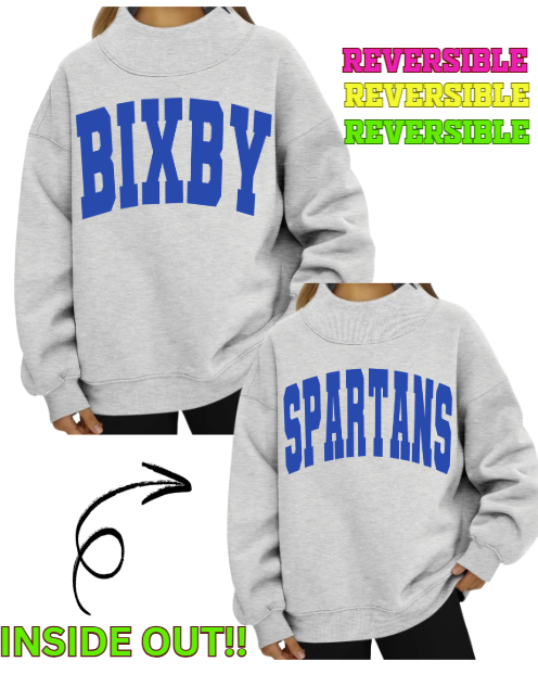 BC25- BIXBY CHEER REVERSIBLE SWEATSHIRT