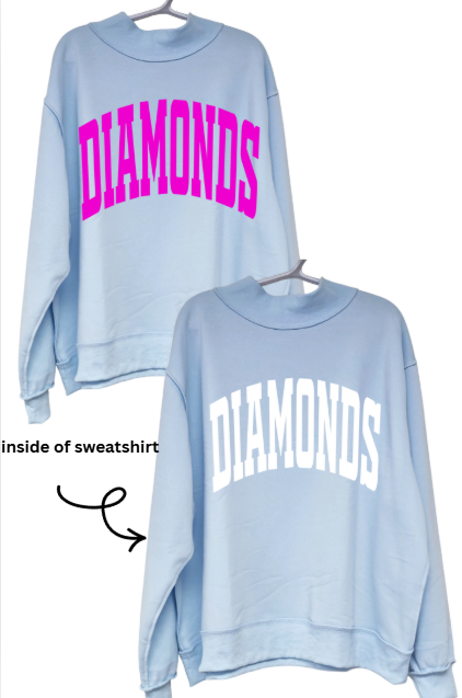 DIAMONDS REVERSIBLE SWEATSHIRTS