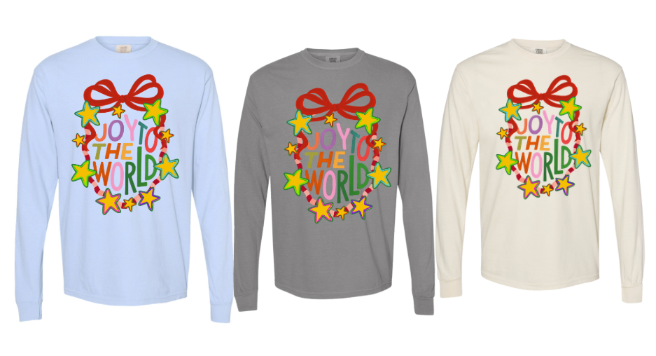 RC-Joy To The World Long Sleeve Tee