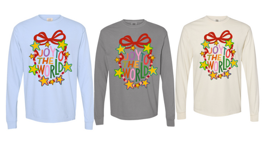 RC-Joy To The World Long Sleeve Tee