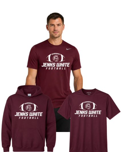 JW6-JENKS WHITE FOOTBALL FAN/TEAM SHIRT
