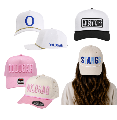 OM- EMBROIDERED HATS