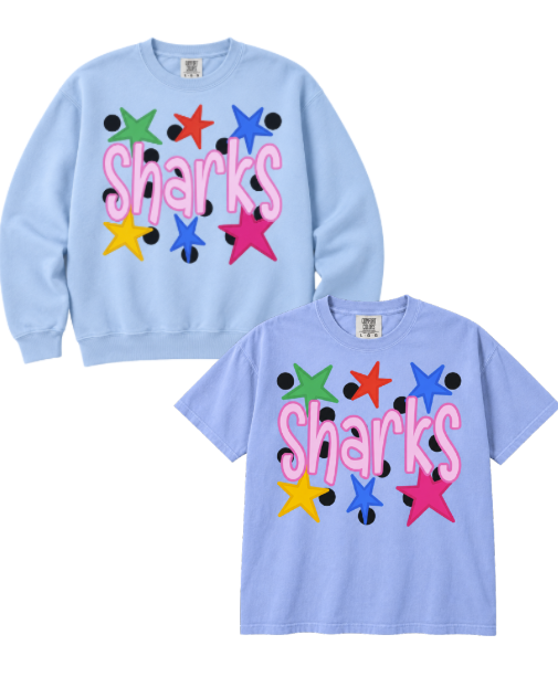 SS26- SHARKS COLORFUL