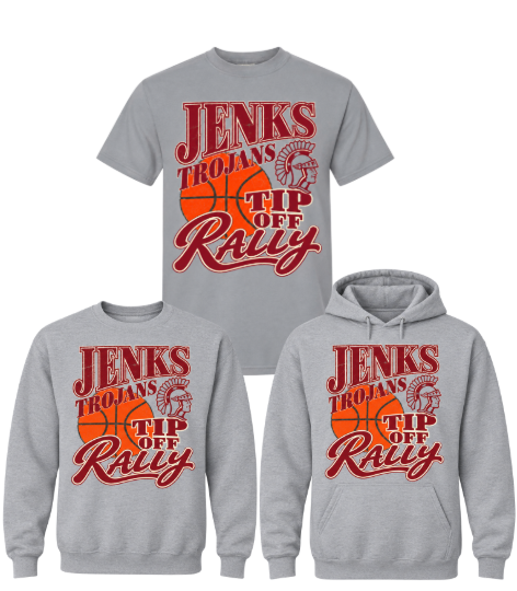 JB26 - Jenks Basketball- Tip Off Rally- Gray