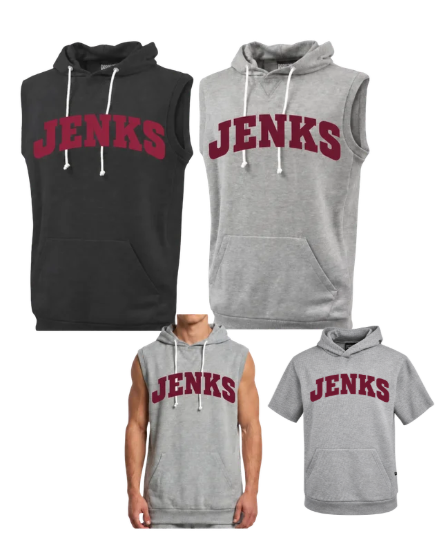 JVC26- JENKS SLEEVELESS HOODED SWEATSHIRT